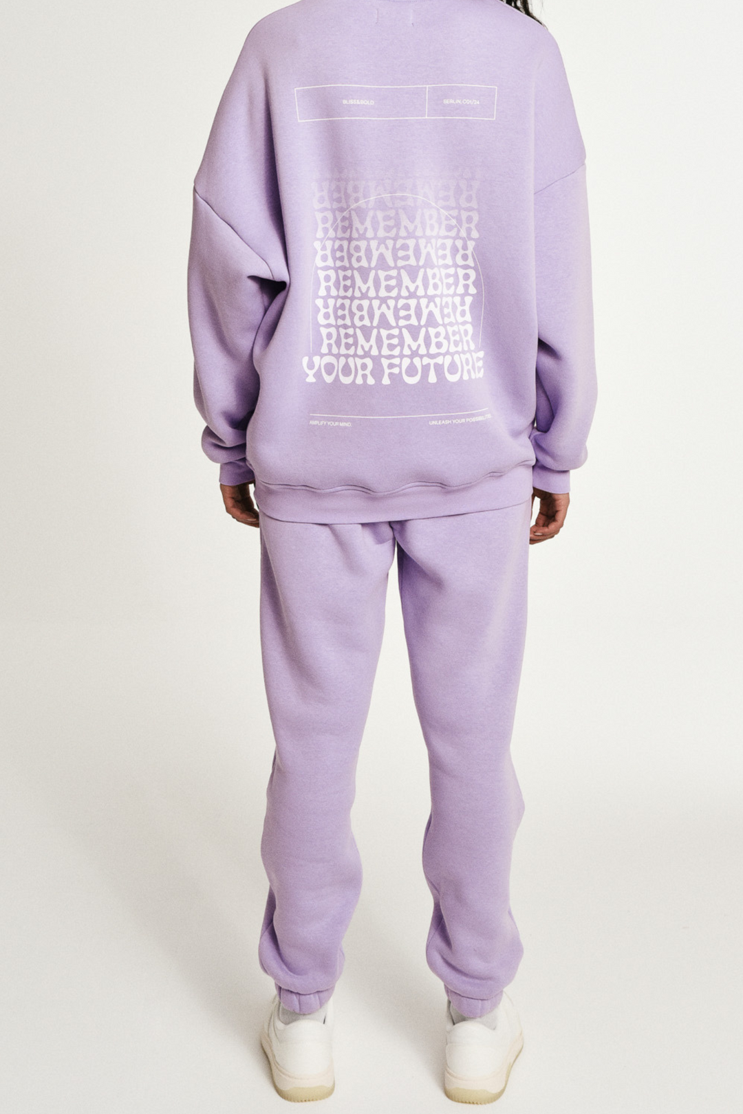 Oversized Sweater Violet Tulip Remember your future