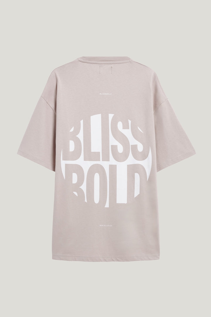 Oversized T-Shirt Greige BLISS&BOLD