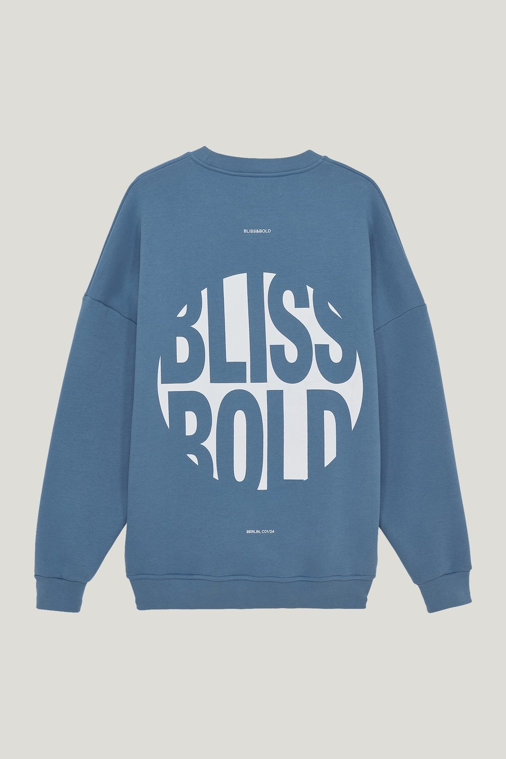 Oversized Sweater Coronet Blue BLISS&BOLD