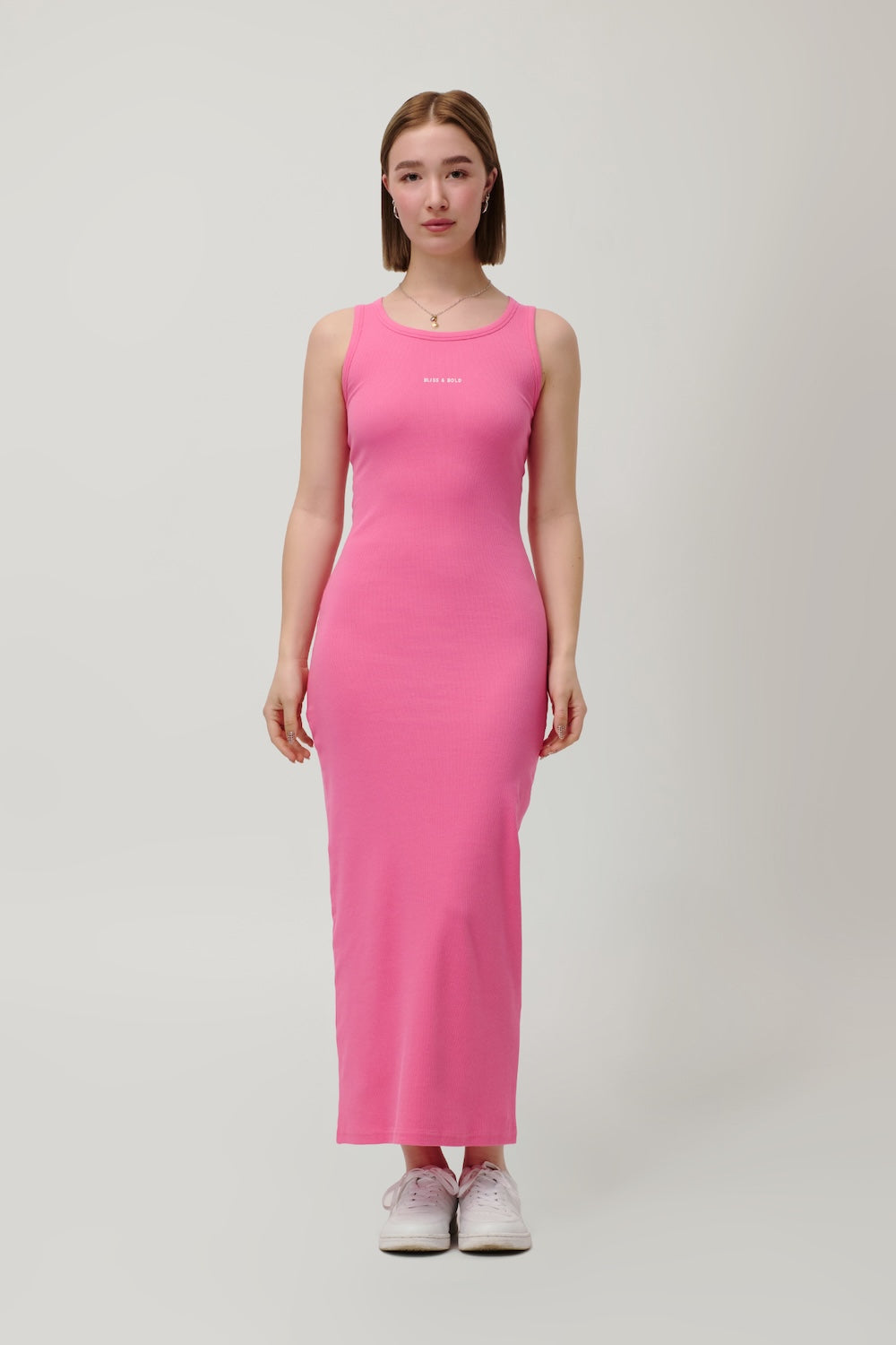 strapless open back dress TUBE DRESS AZALEA PINK – BLISS & BOLD