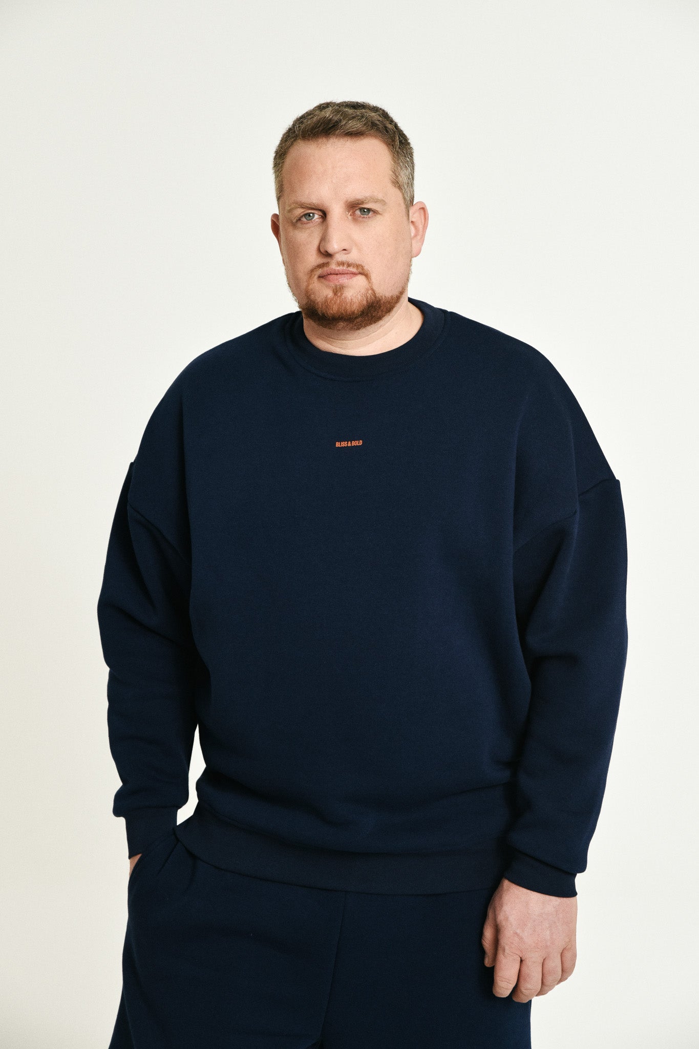 Oversized Sweater Navy It happens for you