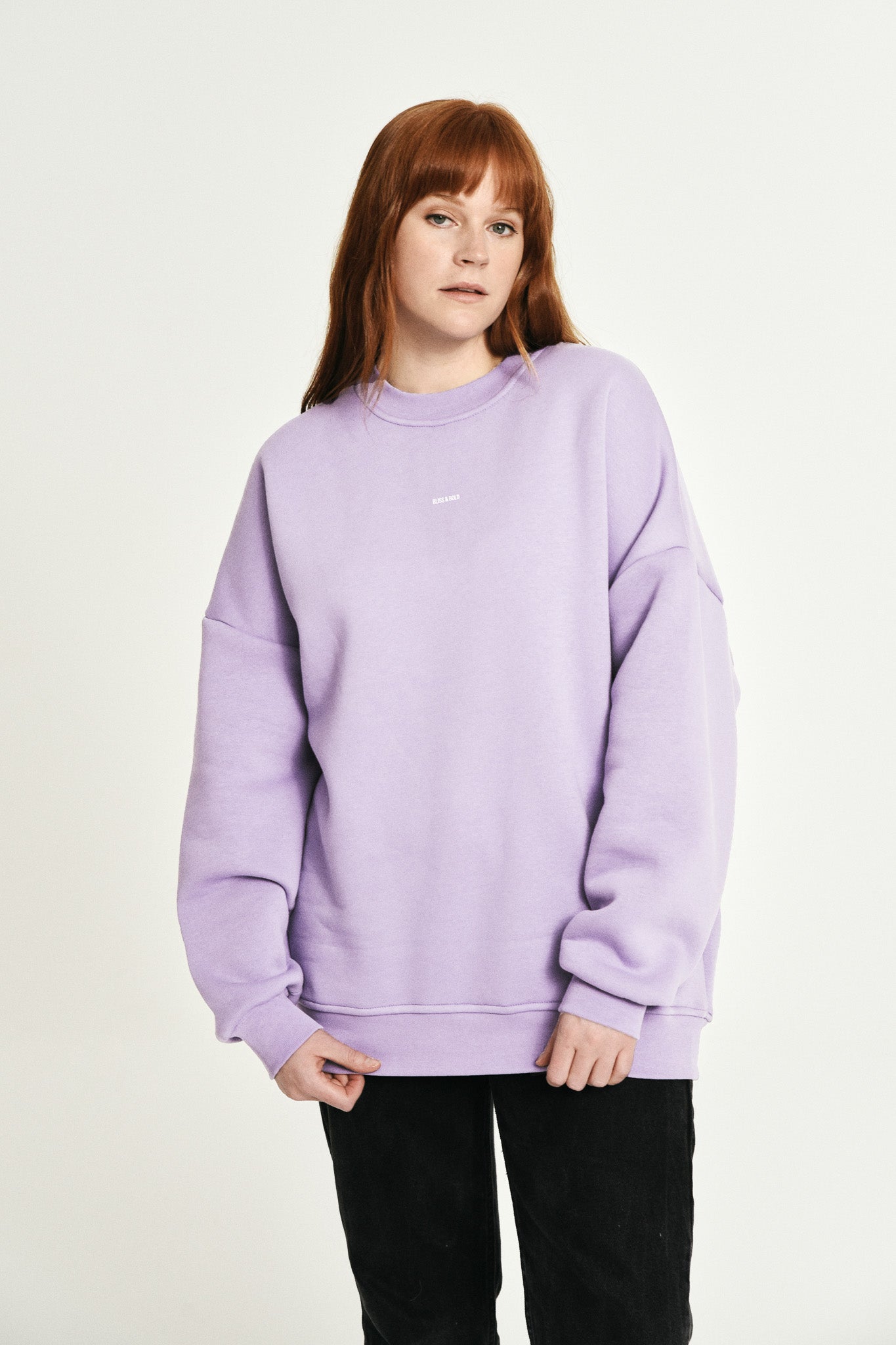 Oversized Sweater Violet Tulip BLISS&BOLD