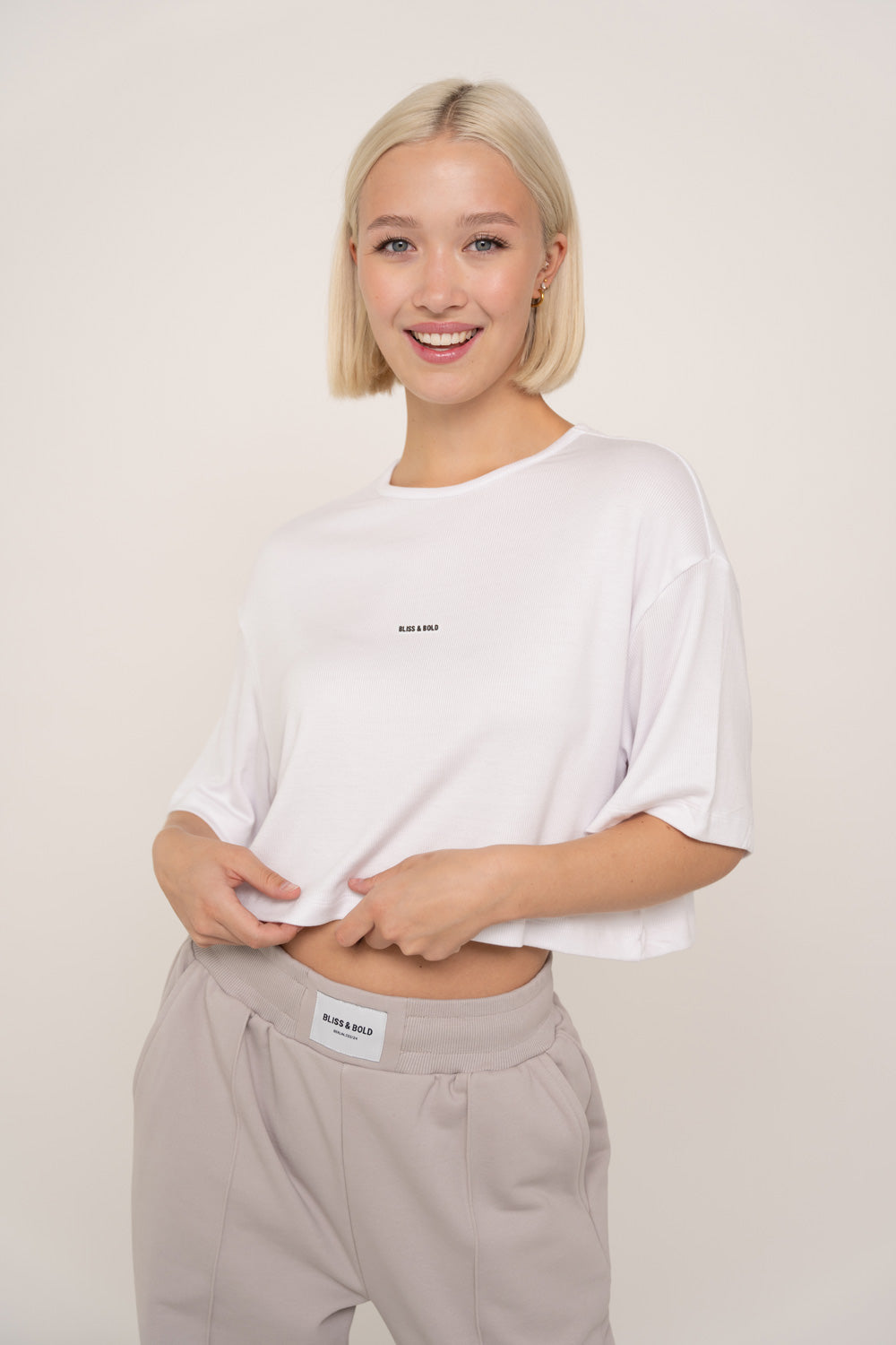 CROPPED TSHIRT WHITE