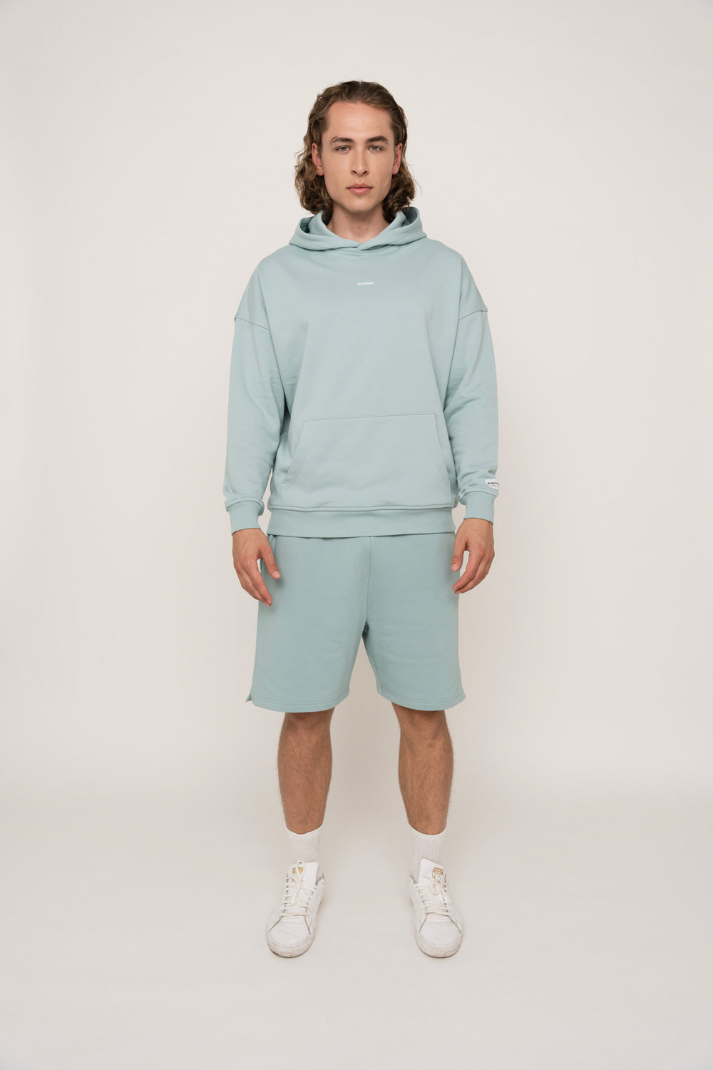 OVERSIZED HOODIE BLUE SURF ACT AS IF