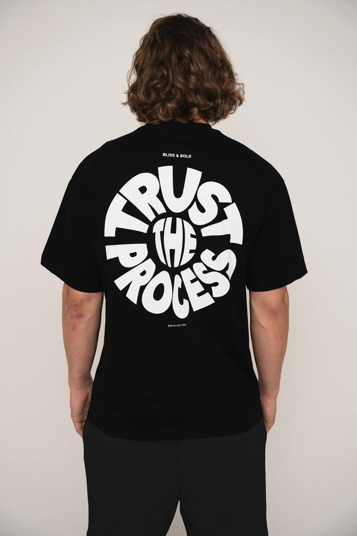 OVERSIZED TSHIRT BLACK TRUST THE PROCESS