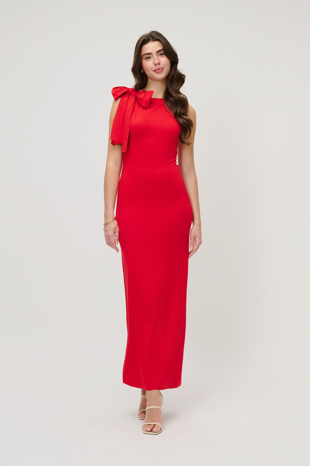 DALIA DRESS CHRISTMAS RED