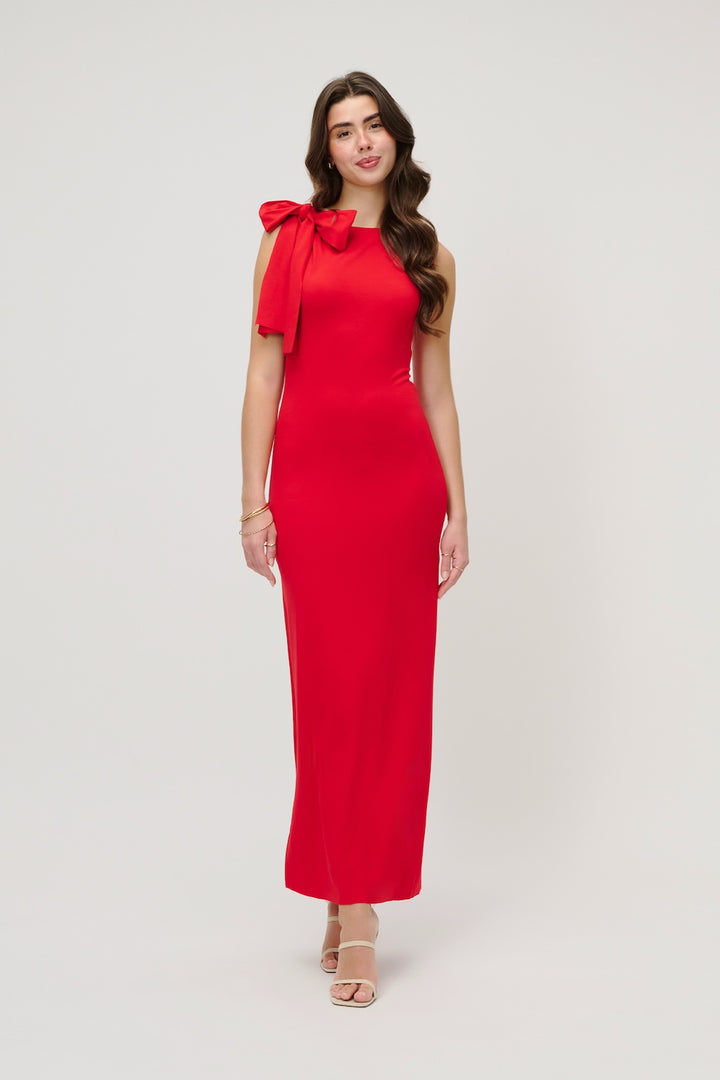 DALIA DRESS CHRISTMAS RED