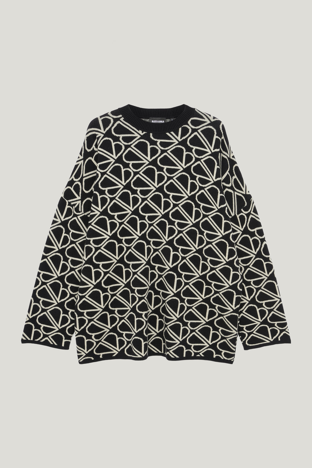 LOU BLISS & BOLD KNIT JUMPER BLACK