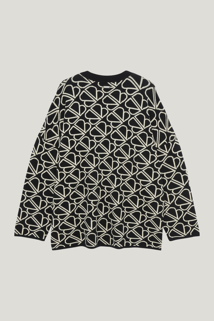 LOU BLISS & BOLD KNIT JUMPER BLACK