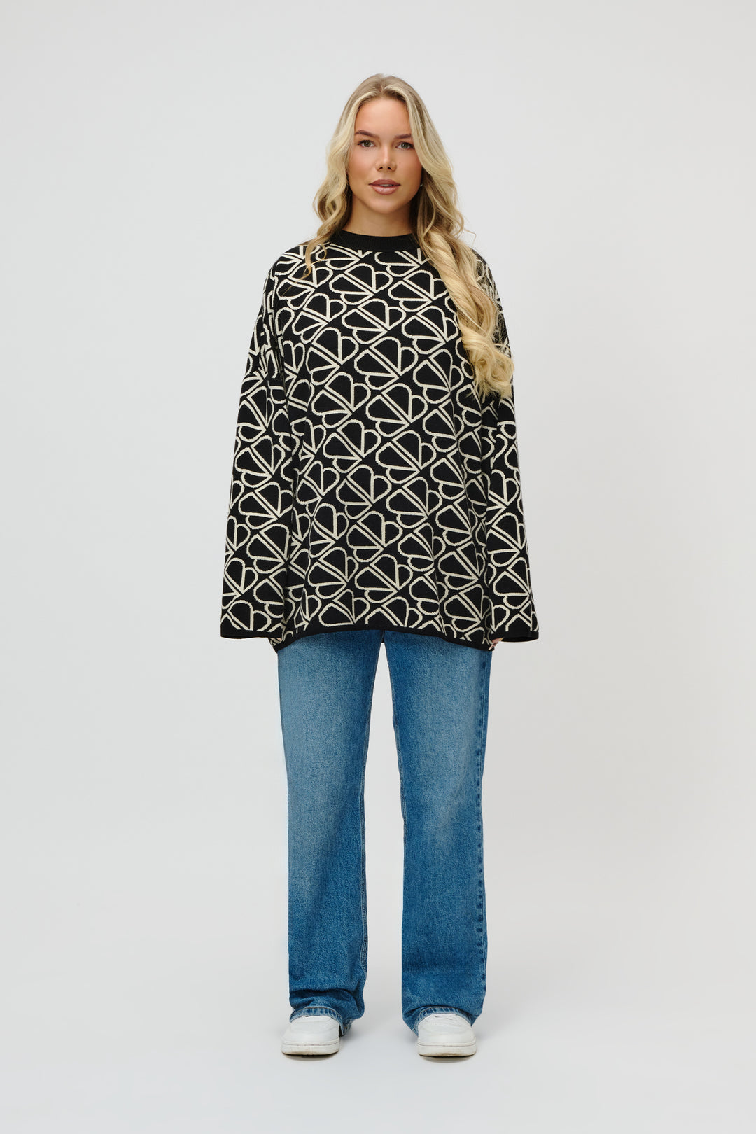 LOU BLISS & BOLD KNIT JUMPER BLACK