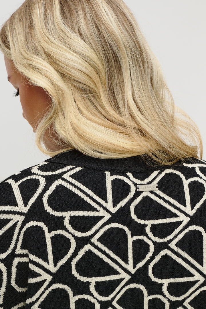 LOU BLISS & BOLD KNIT JUMPER BLACK