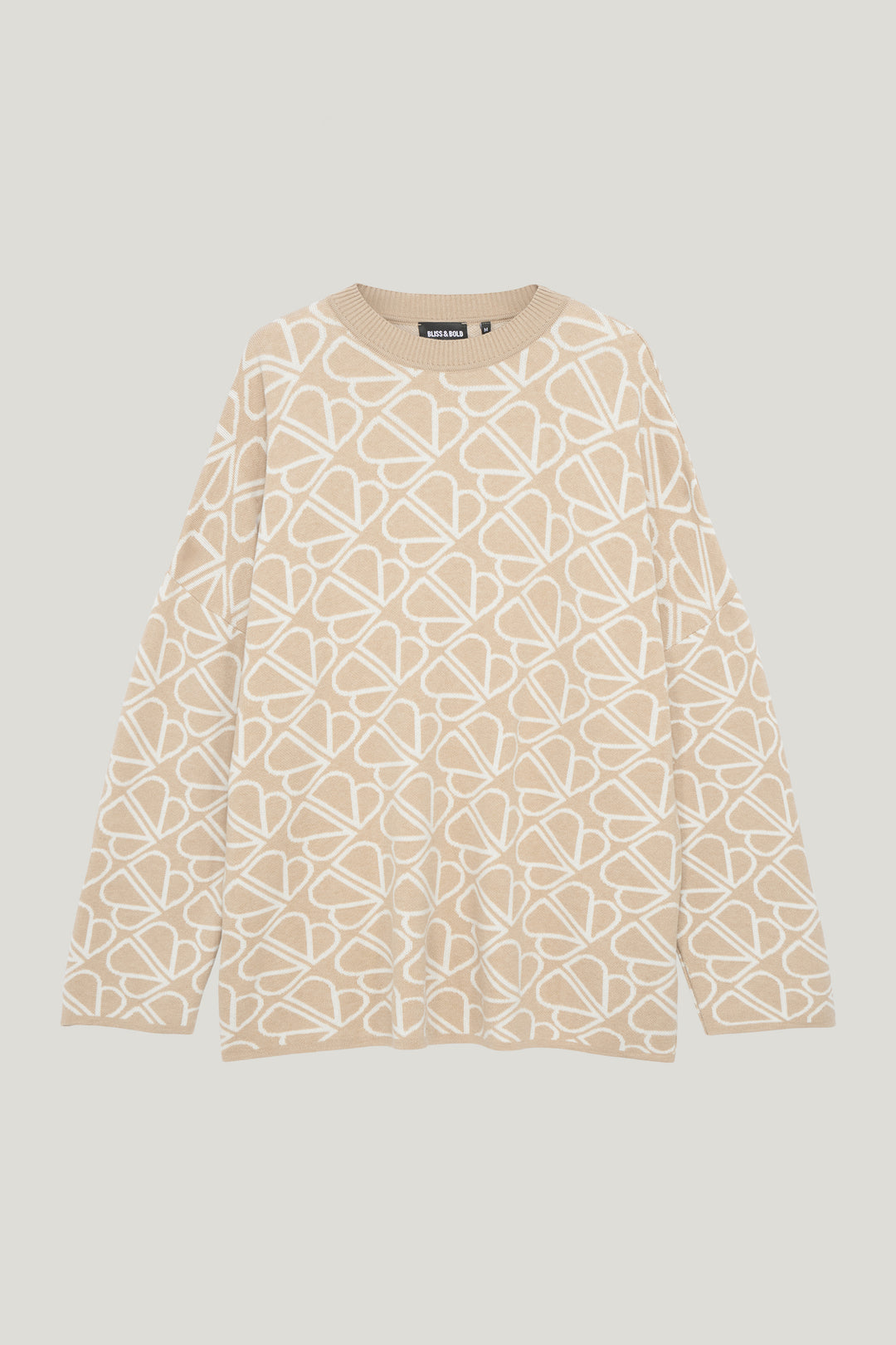 LOU BLISS & BOLD KNIT JUMPER GREIGE