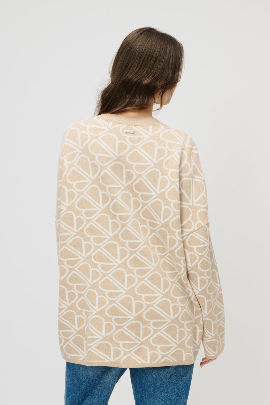 LOU BLISS & BOLD KNIT JUMPER GREIGE