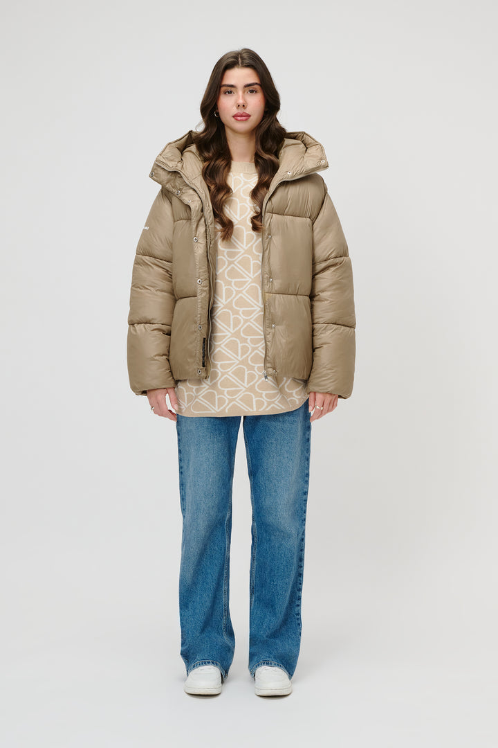 NORA JACKET OLIVE BROWN