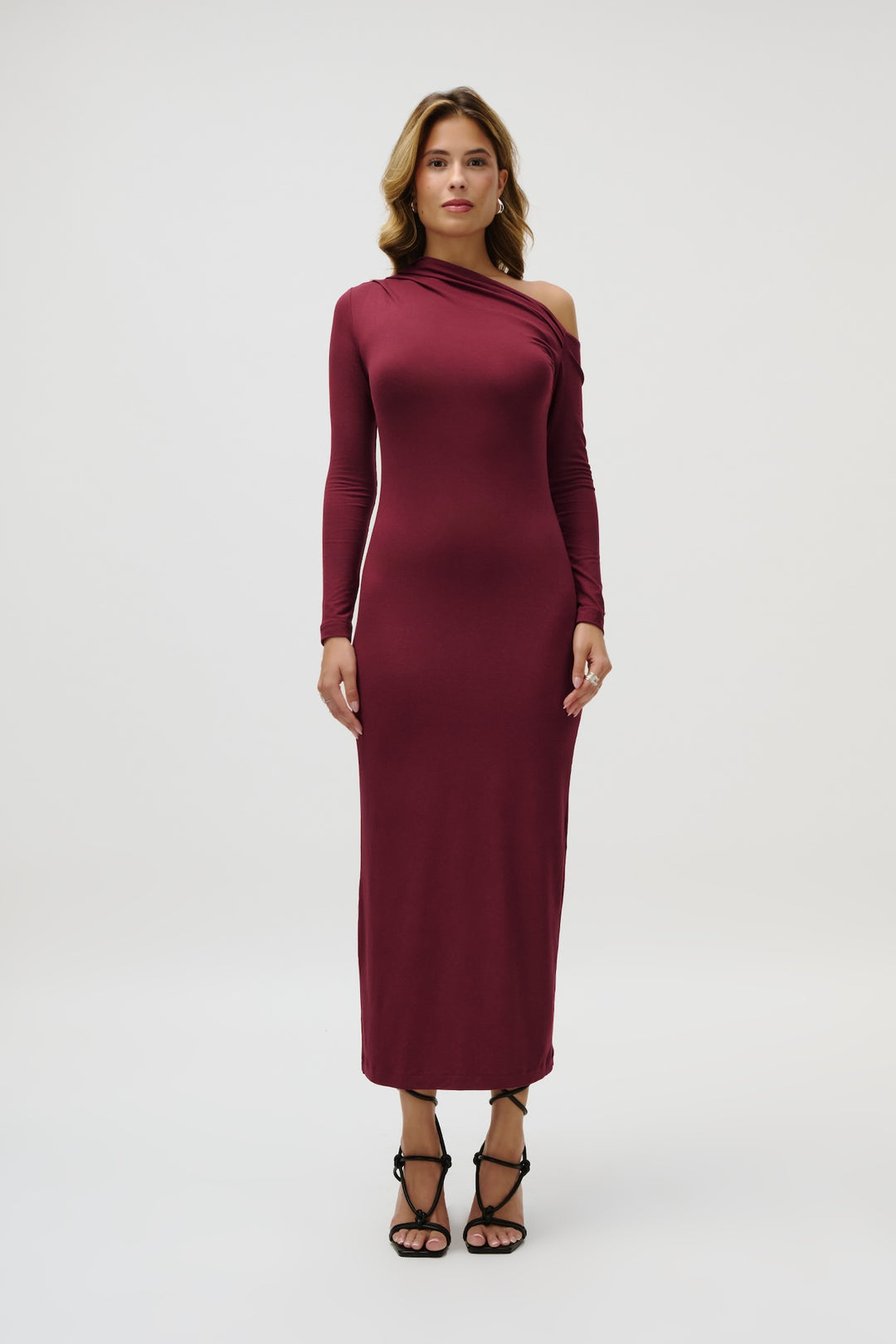 AMIRA DRESS BORDEAUX