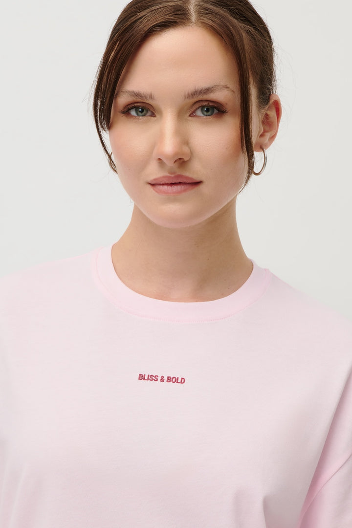 OVERSIZED SHIRT ROSA AURA GLOWING ENERGY FLOWING