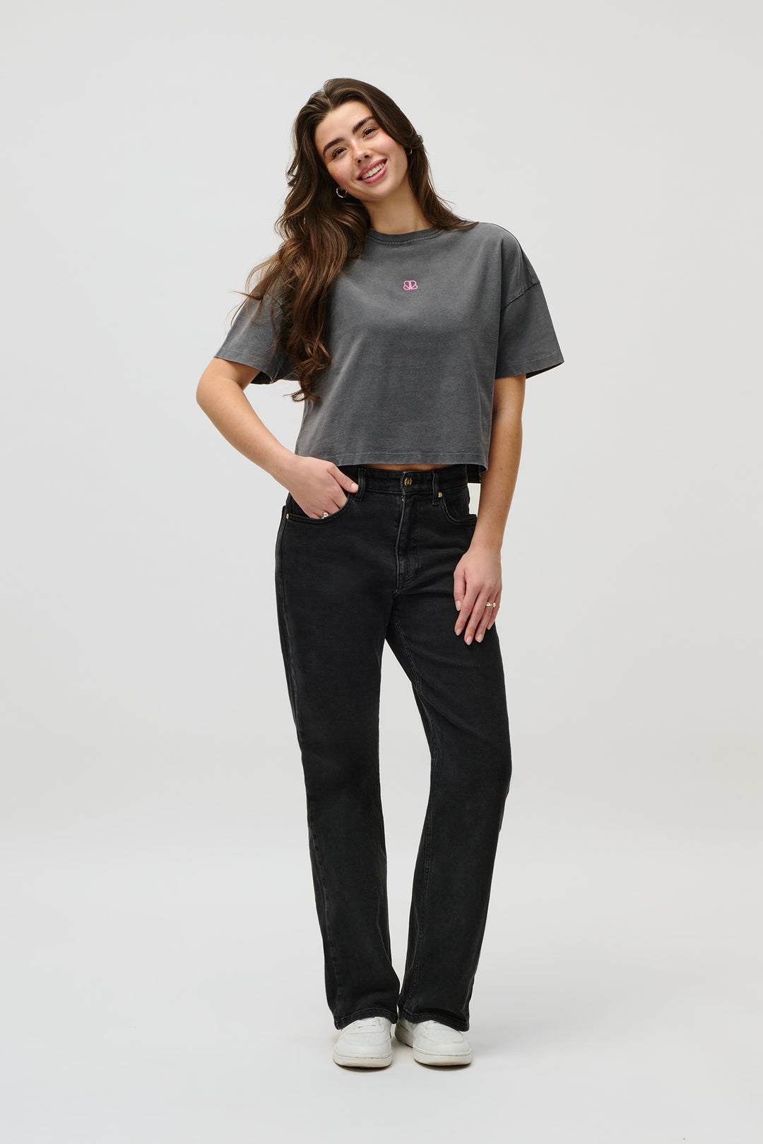 ESME TSHIRT BLACK WASHED