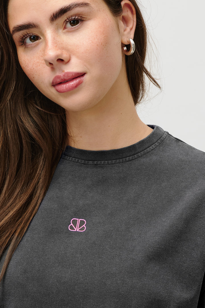 ESME TSHIRT BLACK WASHED