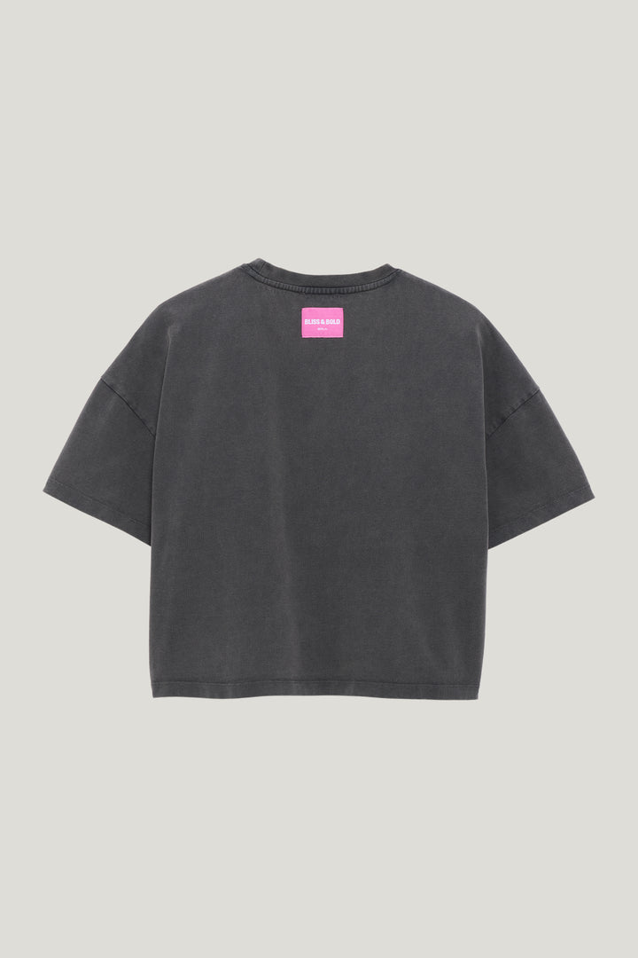 ESME TSHIRT BLACK WASHED
