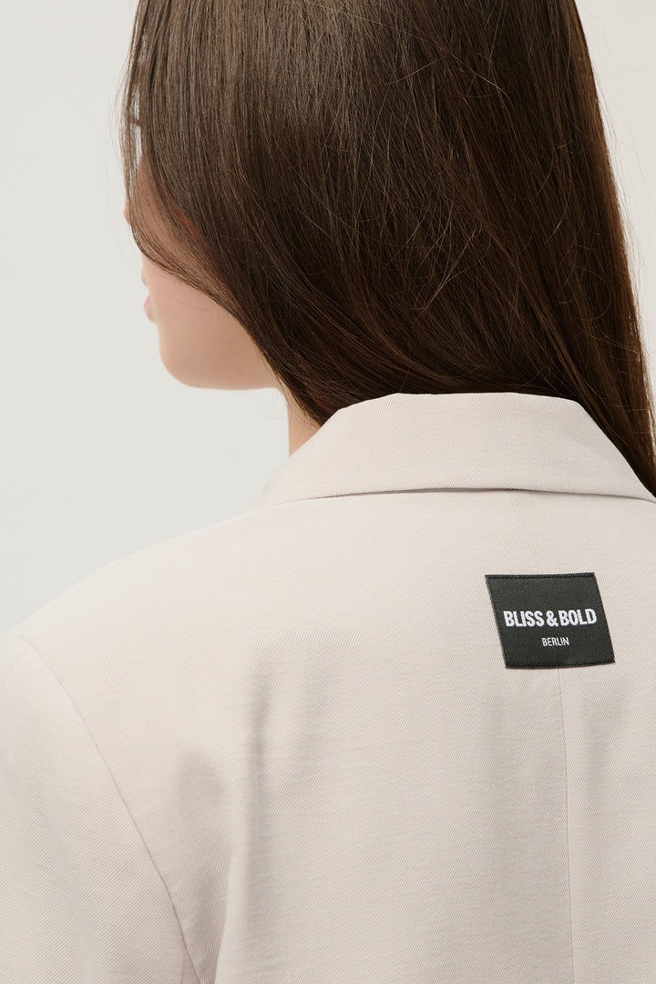 GRACE BLAZER GREIGE