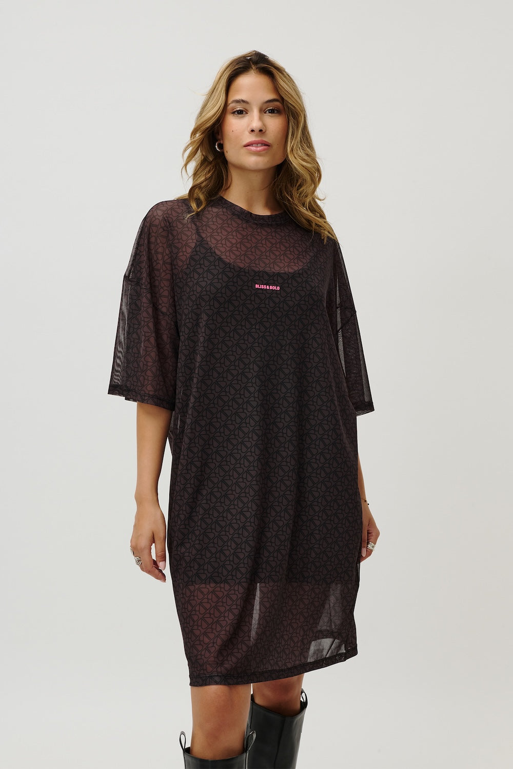 BLISS & BOLD ZUMA MESH DRESS
