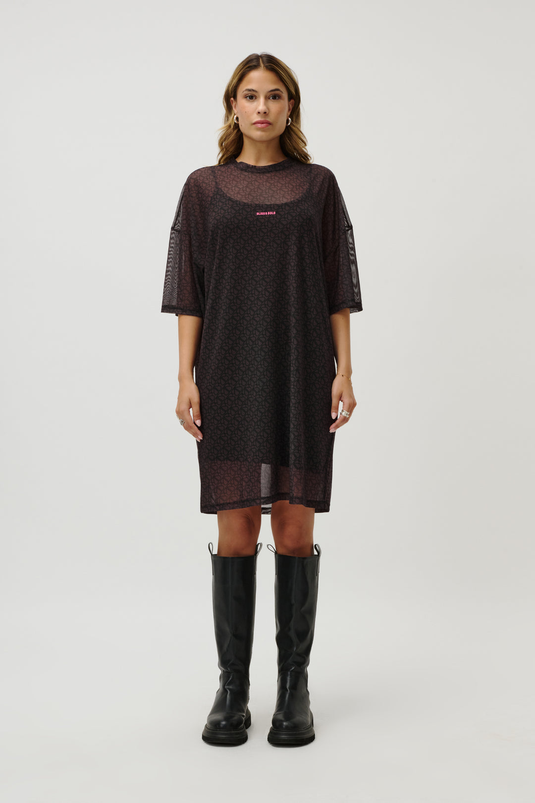 BLISS & BOLD ZUMA MESH DRESS