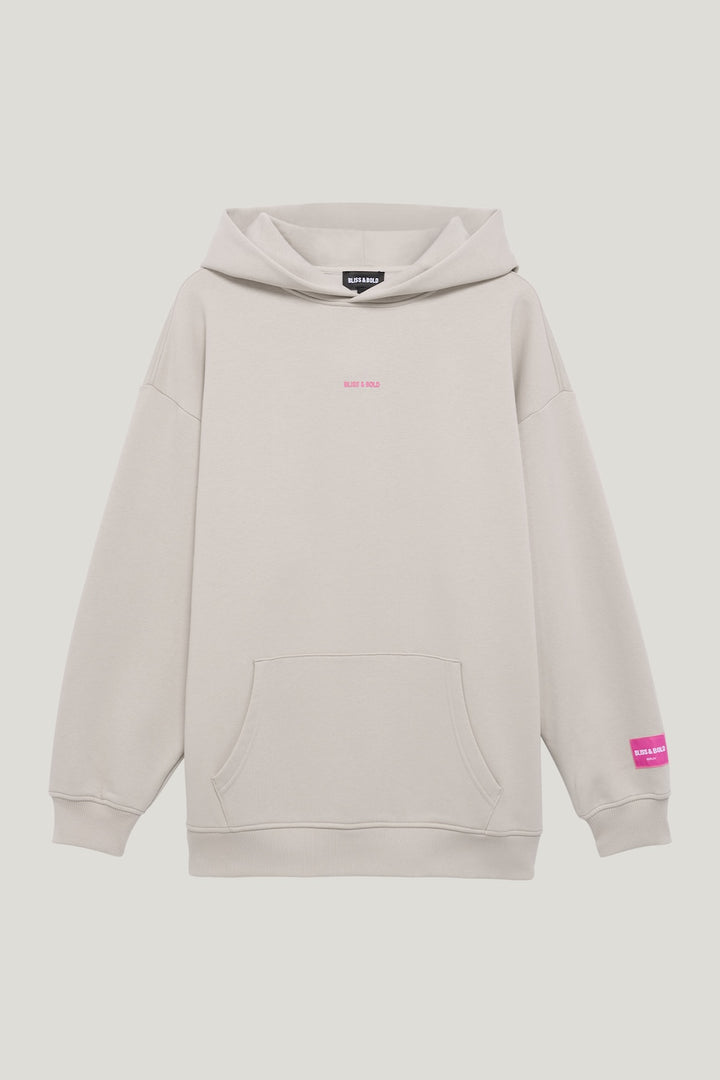 OVERSIZED HOODIE GREIGE SEYDA THINK OUTSIDE THE BOX