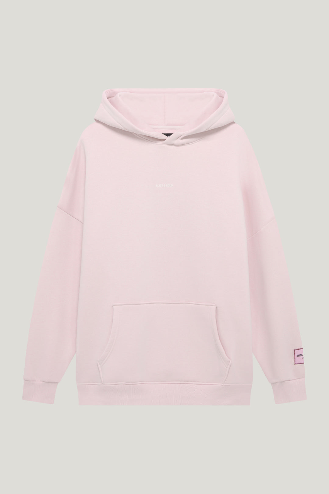 SEYDA OVERSIZED HOODIE PASTEL PINK TRUST THE PROCESS