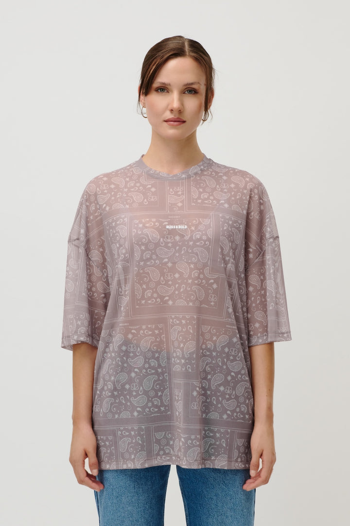 OVERSIZED ZUMA MESH TSHIRT