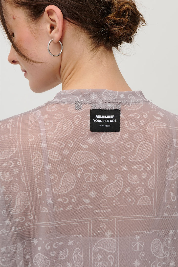 OVERSIZED ZUMA MESH TSHIRT