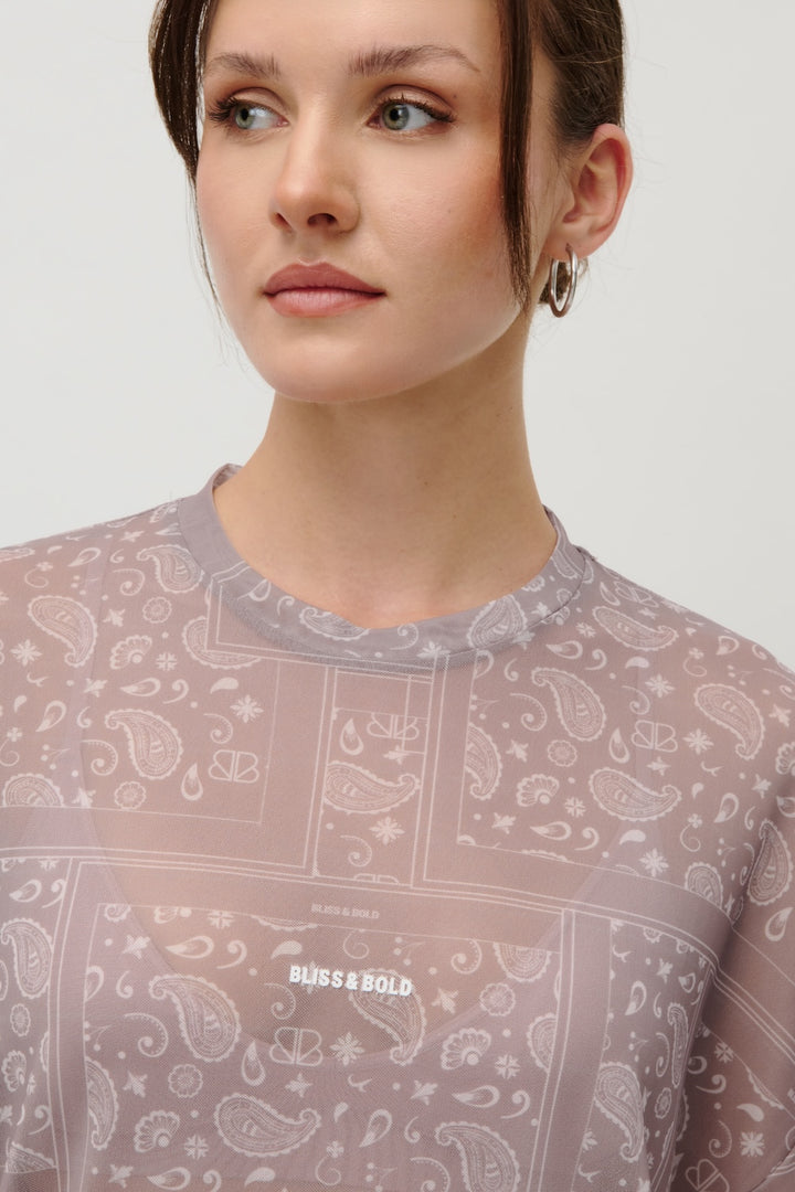 OVERSIZED ZUMA MESH TSHIRT