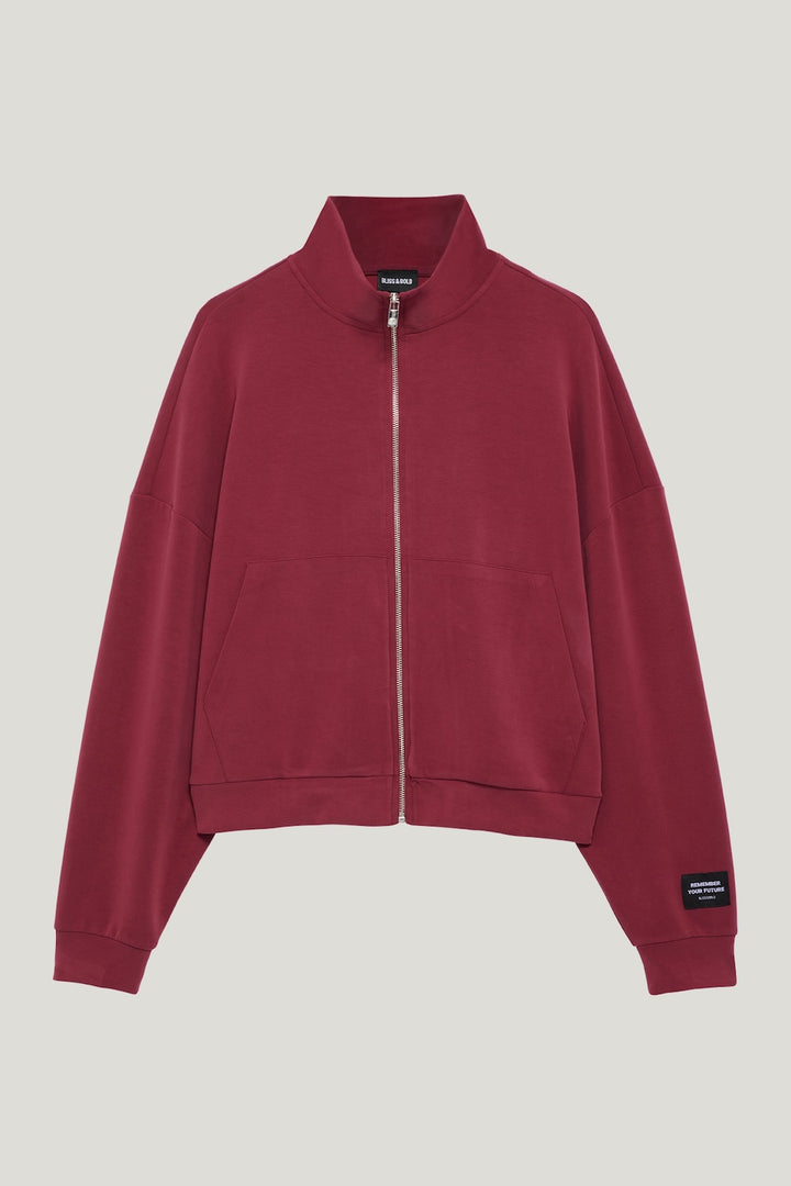 RUBY MODAL ZIPPER BURGUNDY