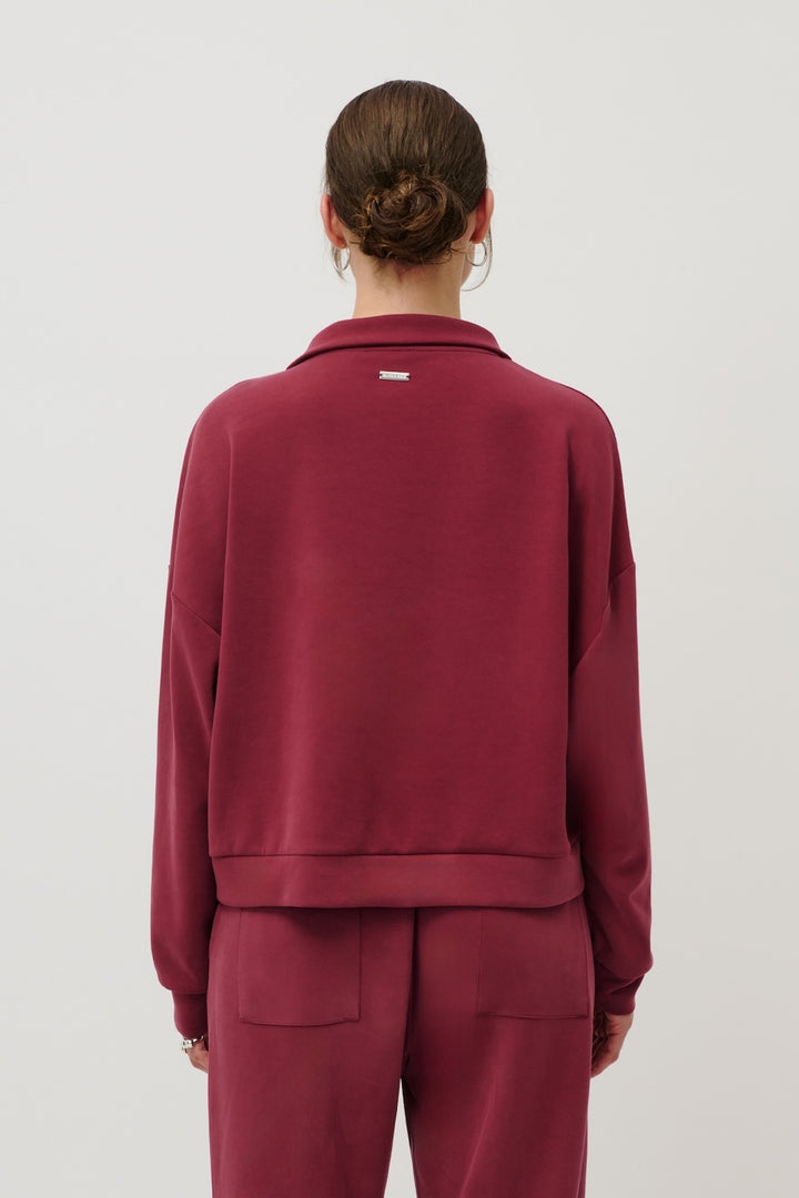 RUBY MODAL ZIPPER BURGUNDY