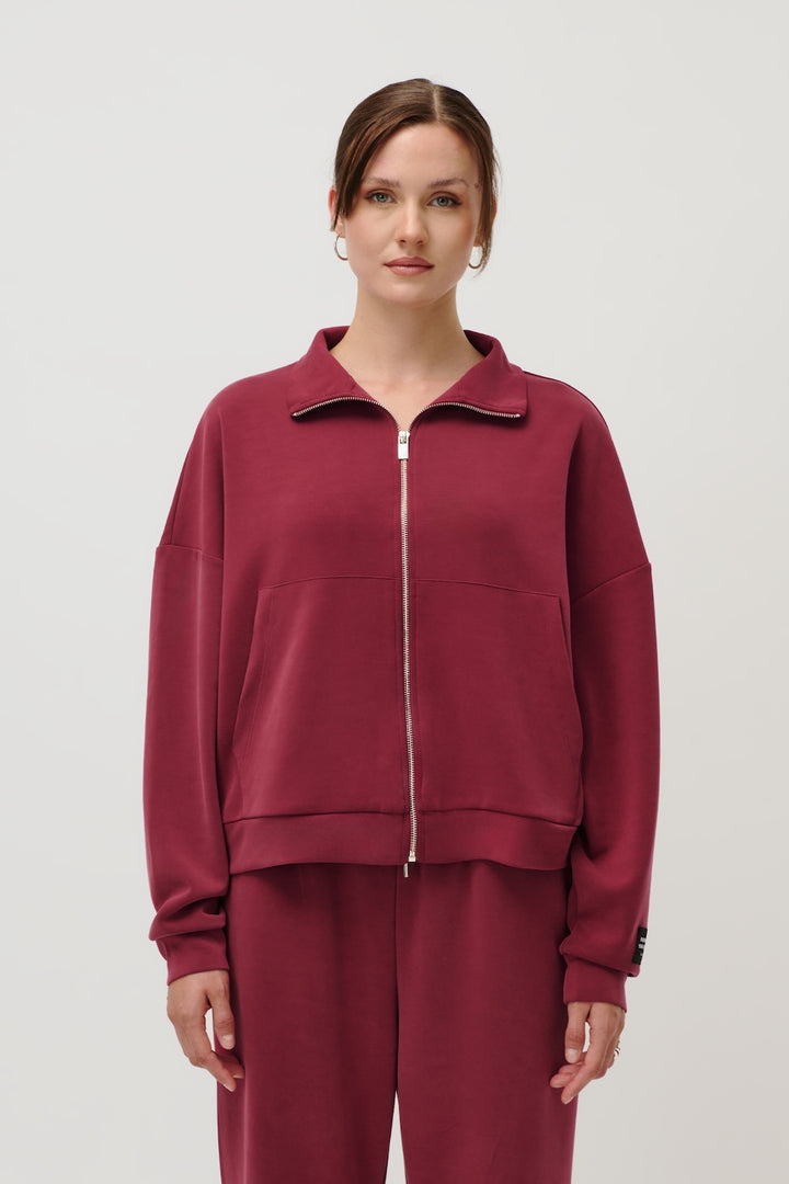 RUBY MODAL ZIPPER BURGUNDY