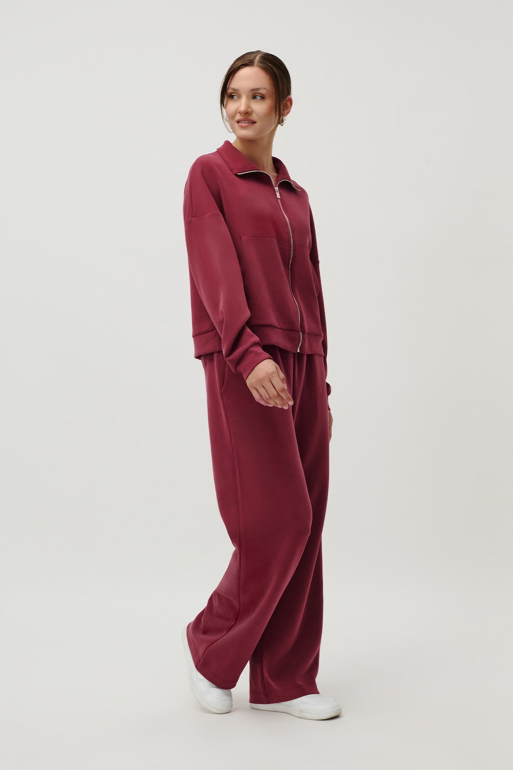 RUBY MODAL ZIPPER BURGUNDY