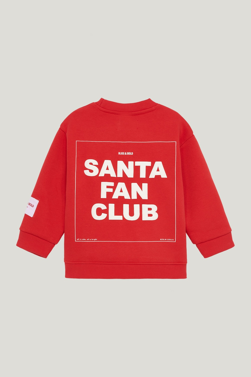 SANTA FAN CLUB SWEATER MINI CHRISTMAS RED