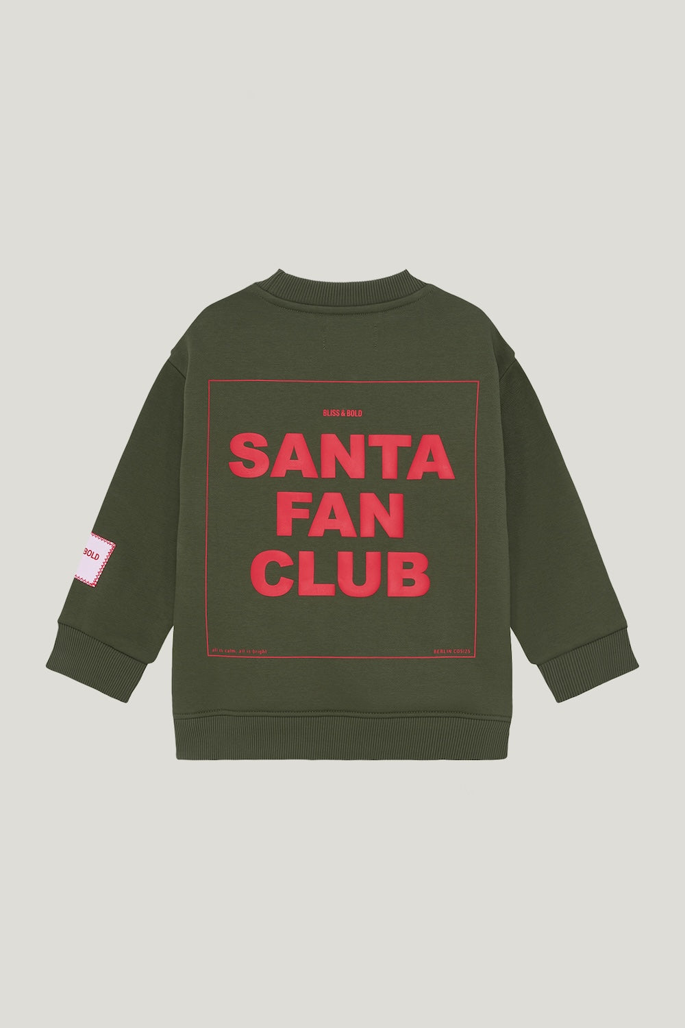 SANTA FAN CLUB SWEATER MINI FOREST GREEN