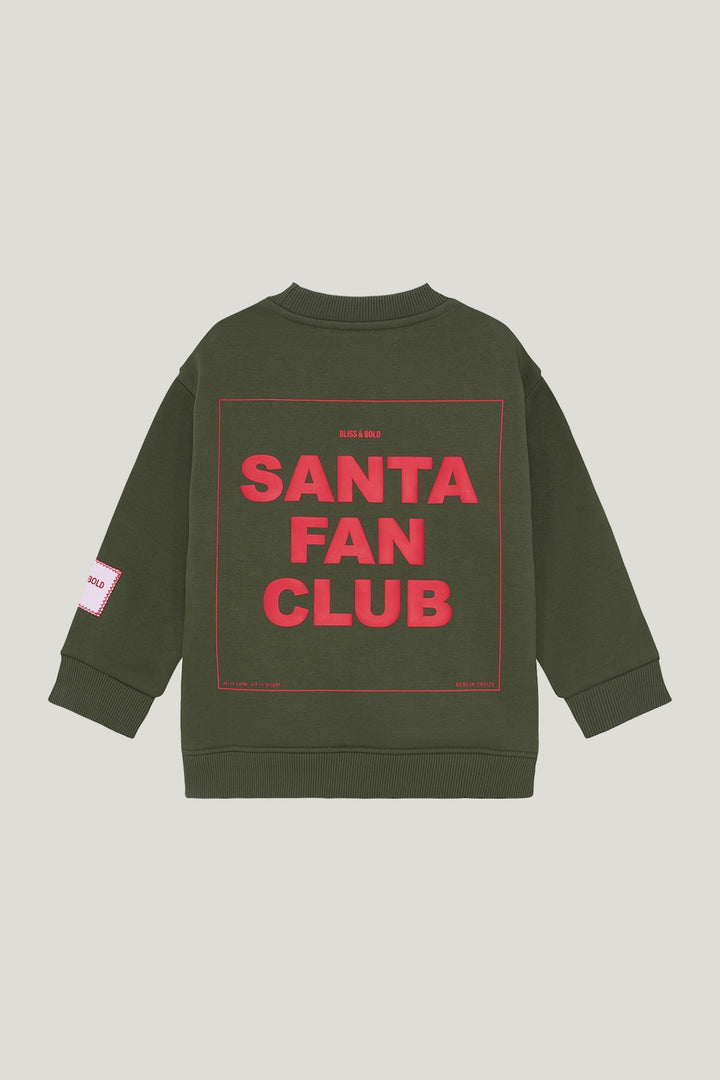 SANTA FAN CLUB SWEATER MINI FOREST GREEN