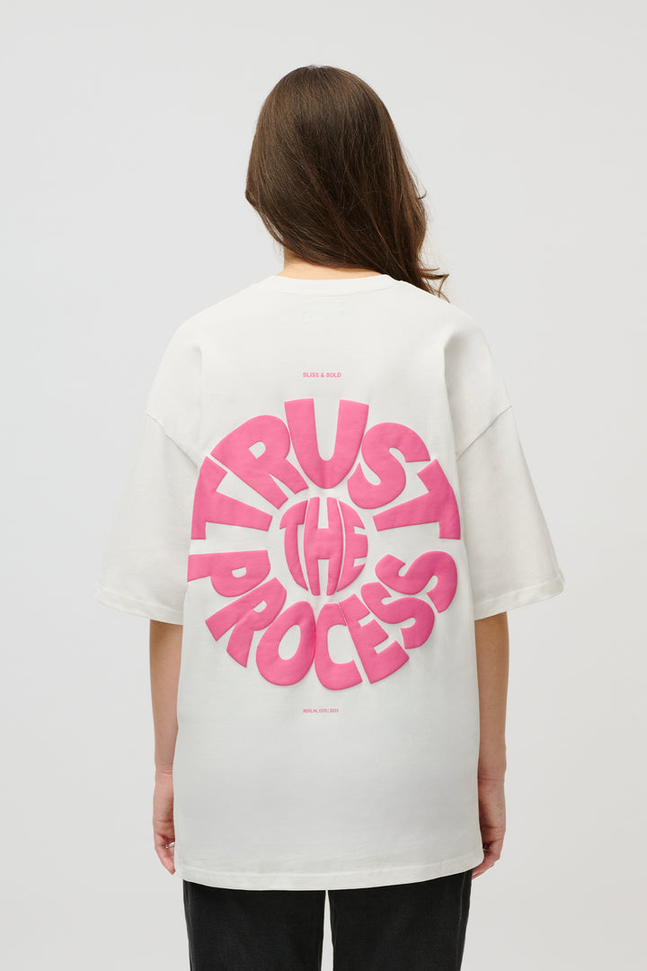 JUNO OVERSIZED TSHIRT OFF WHITE TRUST THE PROCESS