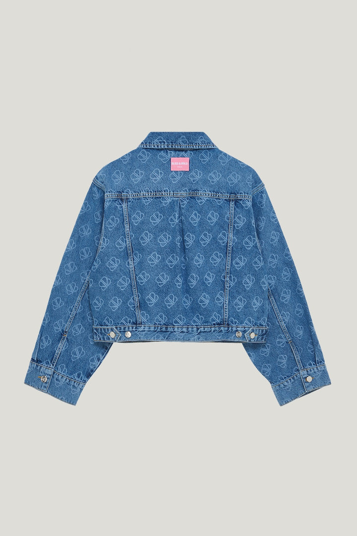 AMBER DENIM JACKET MID BLUE