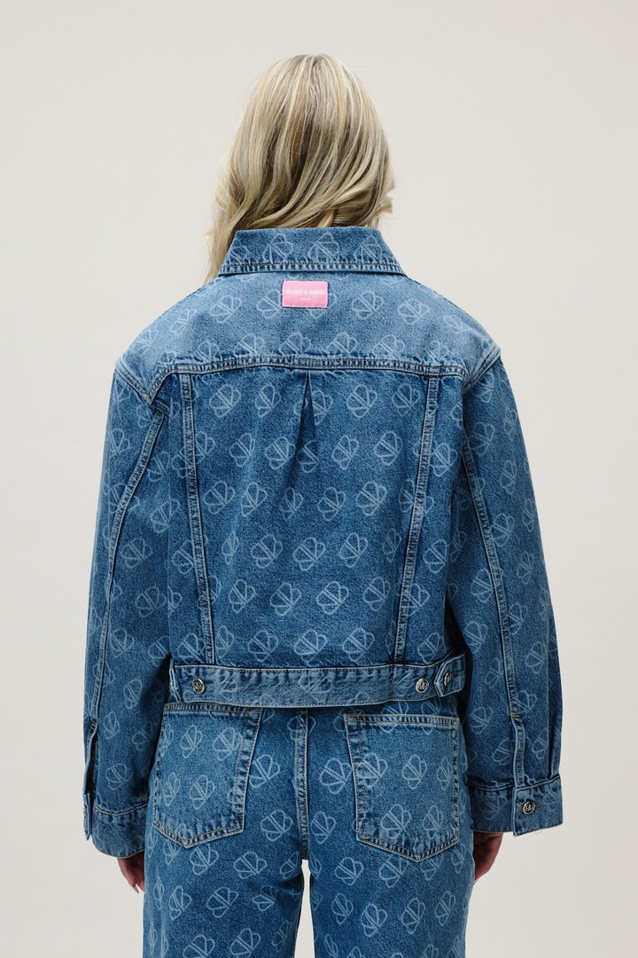 AMBER DENIM JACKET MID BLUE