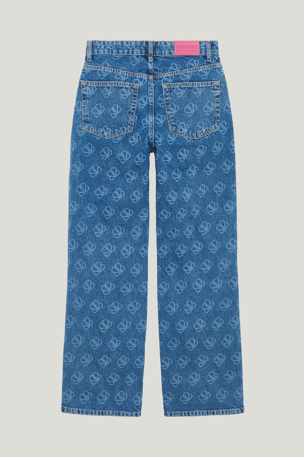 LANEYA DENIM STRAIGHT LEG MID BLUE