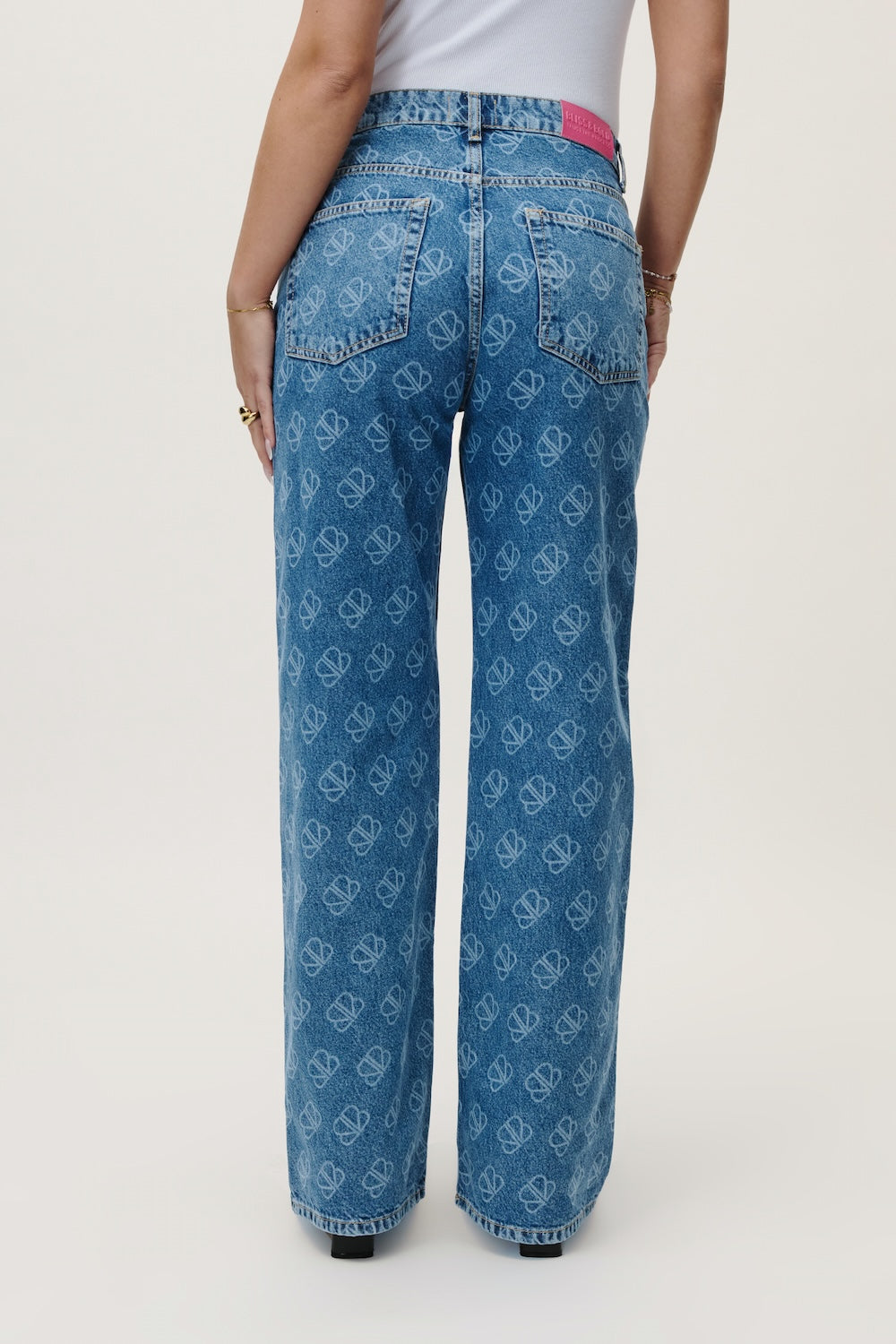 LANEYA DENIM STRAIGHT LEG MID BLUE