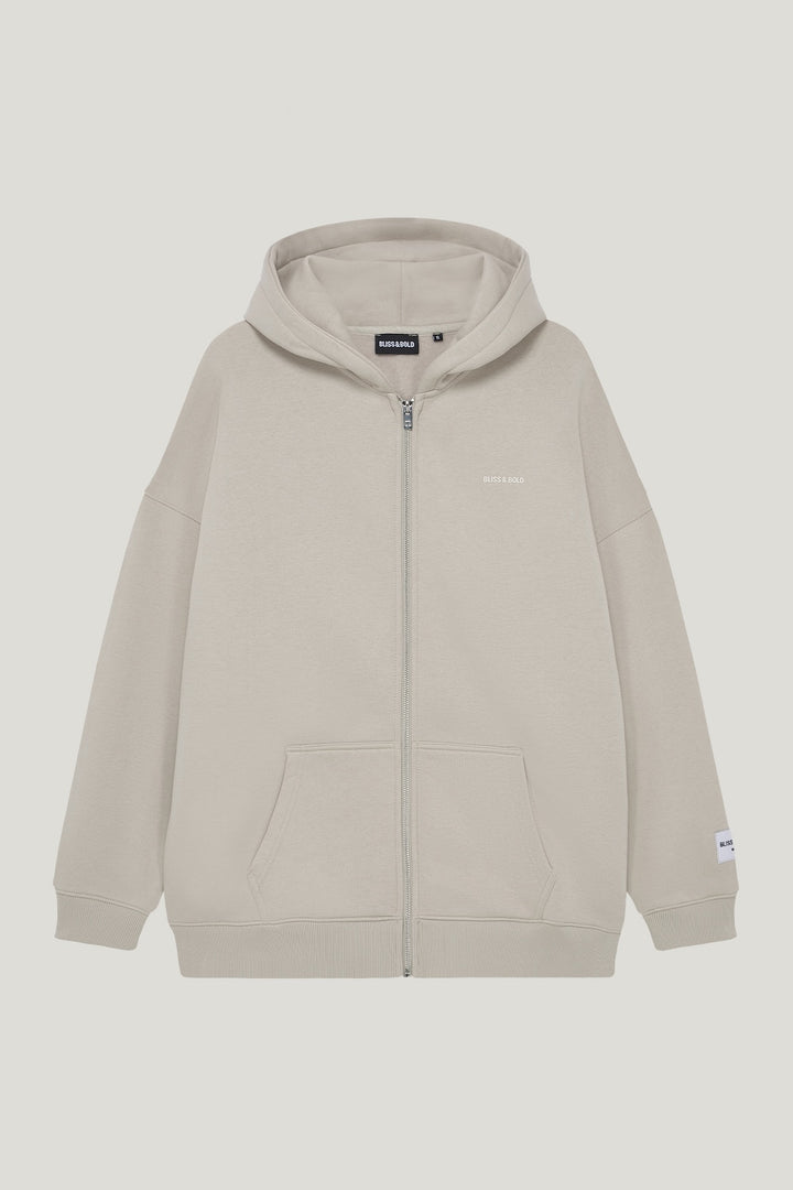 HAYRA OVERSIZED ZIPPER B&B GREIGE
