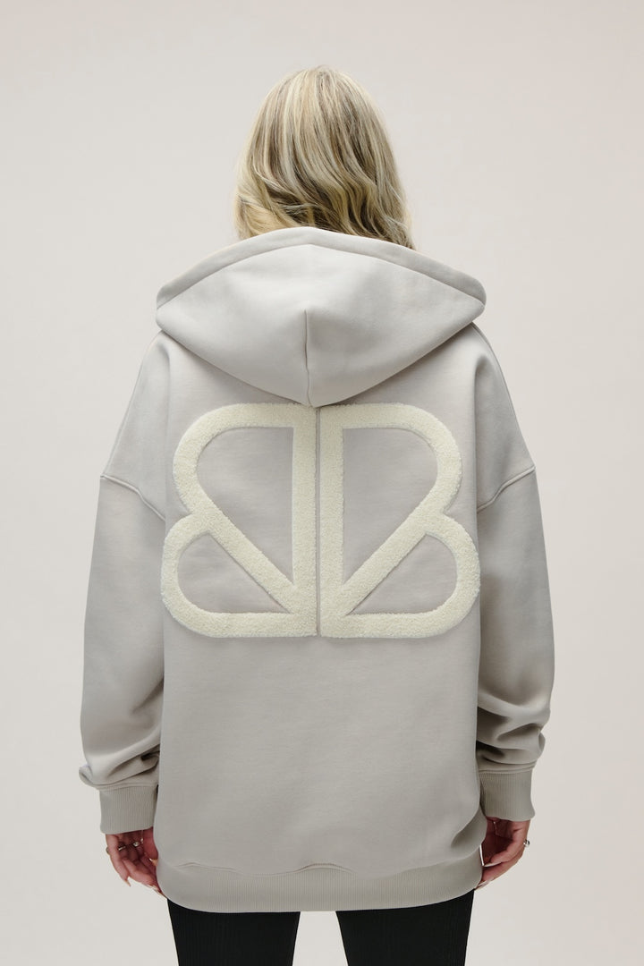 HAYRA OVERSIZED ZIPPER B&B GREIGE