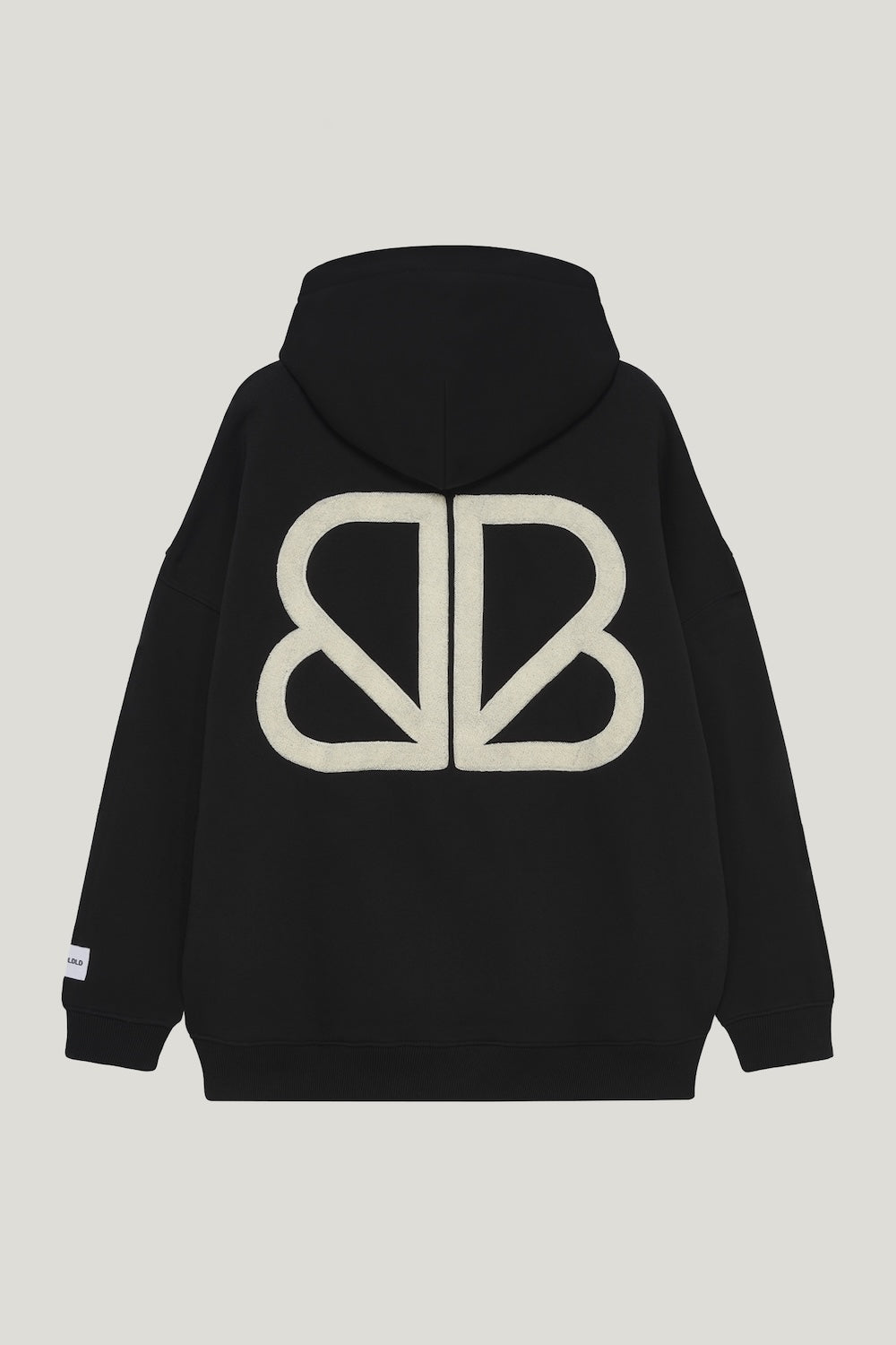 HAYRA OVERSIZED ZIPPER B&B BLACK