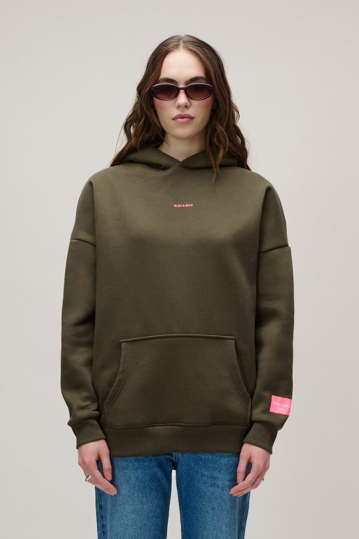 SEYDA OVERSIZED HOODIE OLIVE NEW GEN