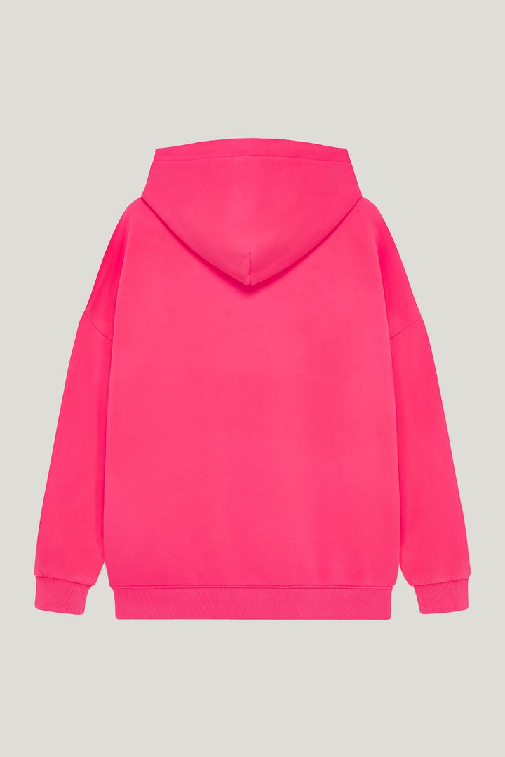 SEYDA OVERSIZED HOODIE NEON PINK