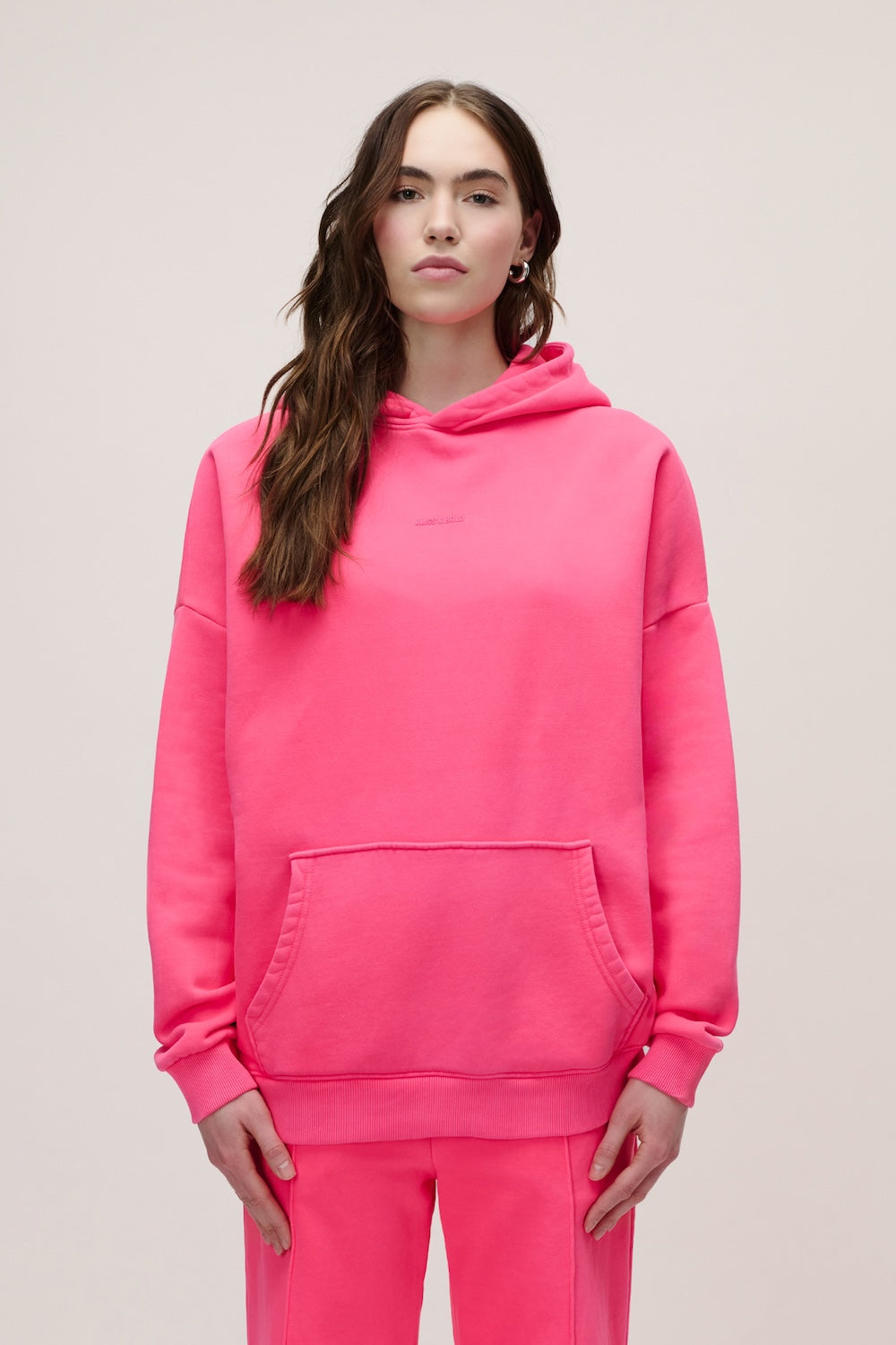 SEYDA OVERSIZED HOODIE NEON PINK