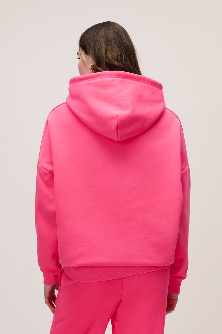SEYDA OVERSIZED HOODIE NEON PINK